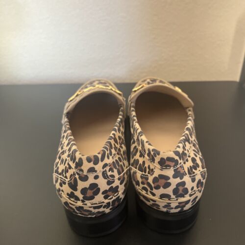 NWOB Stuart Weitzman Cheetah Print Suede Loafers . Size 5.5 M - Picture 3 of 7