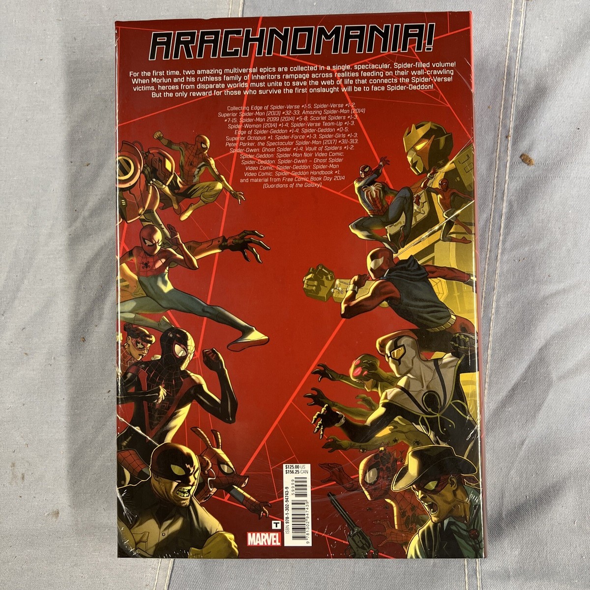 Marvel Comics SPIDER-VERSE SPIDER-GEDDON Omnibus DM HC (2023