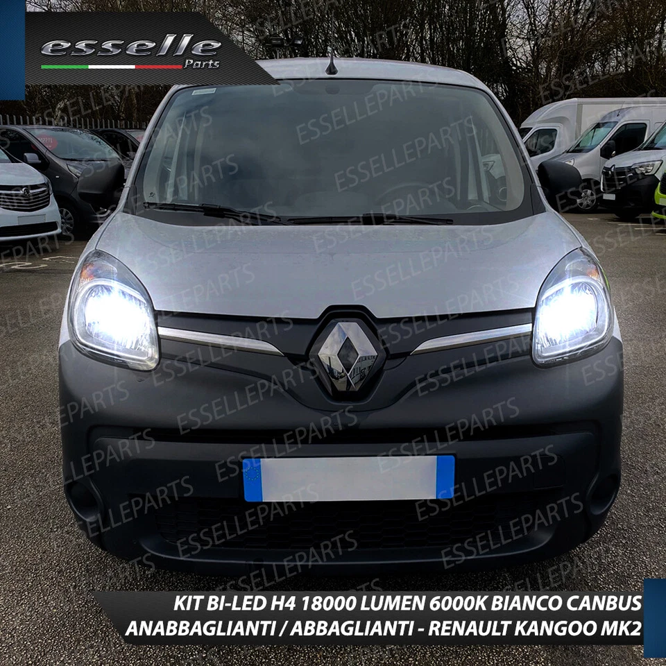 KIT FARI A LED RENAULT KANGOO MK2 ANABBAGLIANTI ABBAGLIANTI LUCI POSIZIONE 6000K - Immagine 3 di 4