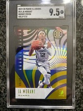 2019-20 PANINI ILLUSIONS ROOKIE VISION JA MORANT GRIZZLIES Gold #/10 SGC 9.5