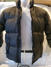 Steve  Barry's Double Down Jacket 14/16Y Black Zip Pockets Insulated Feathers