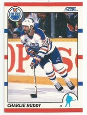 CHARLIE HUDDY 1990-91 SCORE CARD NM-MT+ CONDITION
