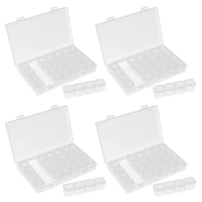 4x28Diamond Painting Storage Boxes Bead Organiser Tray Art Beads Embroidery Case