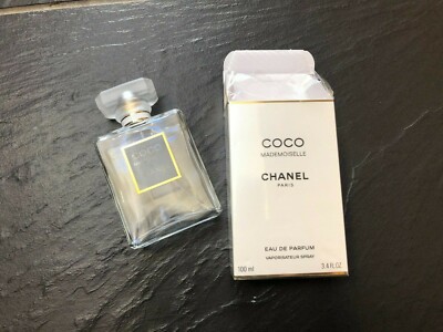 CHANEL COCO MADEMOISELLE EMPTY PERFUME BOTTLE BOX 100ML EDP