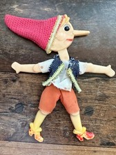 VINTAGE SOVIET PINOCCHIO BURATINO PLASTIC DOLL USSR