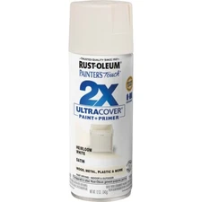 RUST-OLEUM PAINT+PRIMER SATIN HEIRLOOM WHITE 334071 SPRAY PAINT FREE SHIPPING