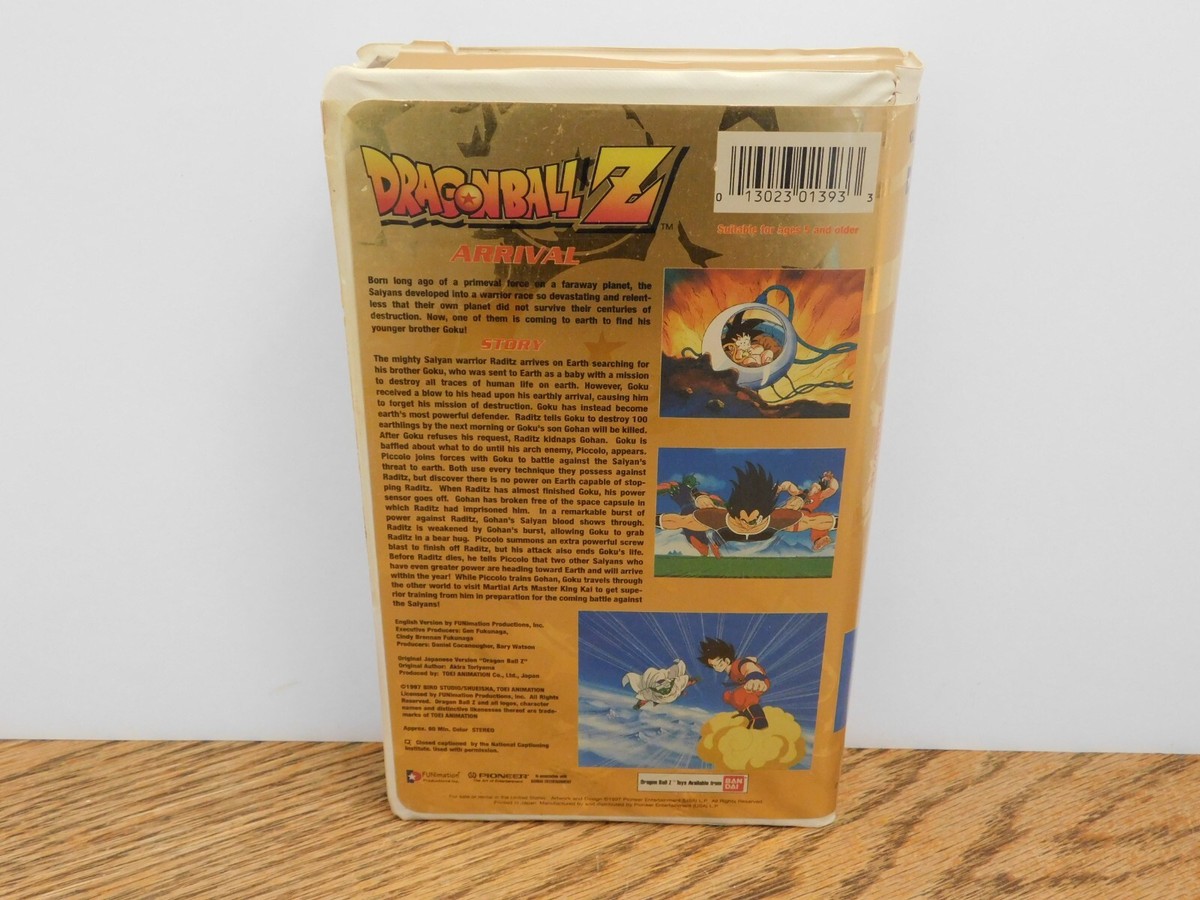 1997 Dragon Ball Z Arrival Special Edition Gold VHS | eBay
