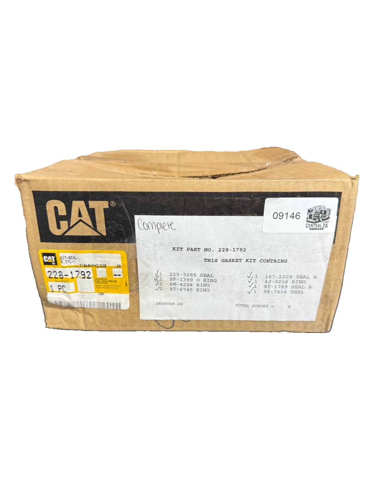 CATERPILLAR OEM Hydraulic Cylinder Seal Kit P/N: 228-1792