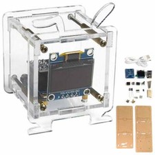 DIY Electronic Kit - ESP8266 OLED Mini Clock  Shell, Fun Soldering Project
