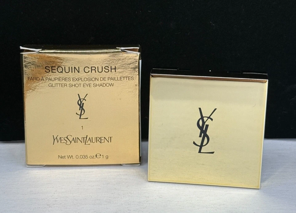 Yves Saint Laurent  Glitter Shot Eye  1 Legendary Gold 0.035 oz 1g NIB - Image 3 of 4