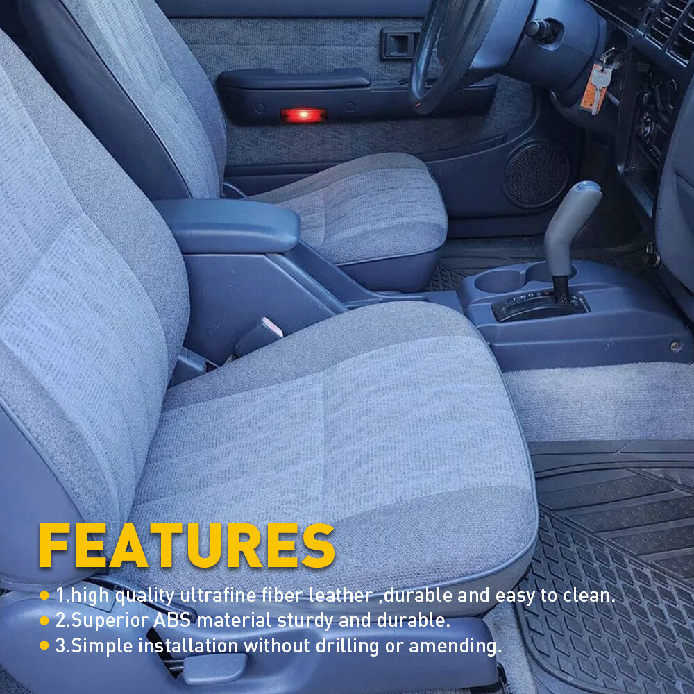 New Car Gray Center Console Lid & Latch For 95-00 Toyota Tacoma 96-98 4Runner