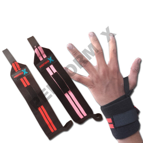 Power Weight Lifting Wrist Wraps Supports Gym Training Fist Stra