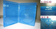 100 NEW HIGH QUALITY 12MM BLU-RAY DVD CASE WITH BLU-RAY LOGO BL8