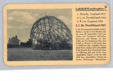 GERMANY Trade Card ZEPPELIN AIRSHIP CRASH Advert Hausser {samwells-covers}LZ333
