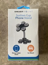Smartpoint Suction Cup Phone Stand, Car Mount, Phone/Tablet Stand New Sealed