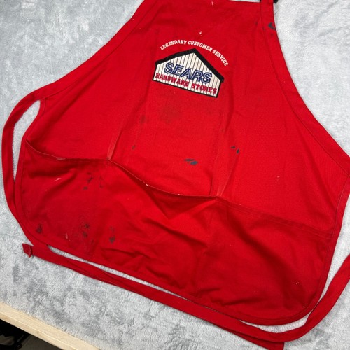 Vintage Sears Hardware Stores Employee Apron Embroidered Costume Prop - Picture 9 of 15