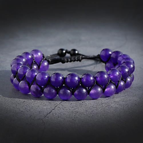 Men Triple Protection Bracelet Blue Evil Eye Natural Tiger's Eye Stone Bracelet - Picture 61 of 114