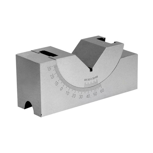 0-60 Degree Precision Gauge Adjustable Angle V Block Milling Tool 3"x 1"x 1-1/4" - Picture 2 of 4