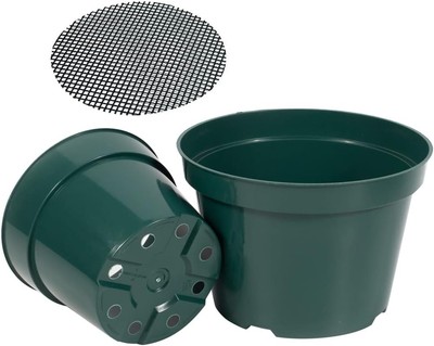 Inches Nursery Pot Plant Grow Sturdy Flower Pots in Bulk Price 20P Green