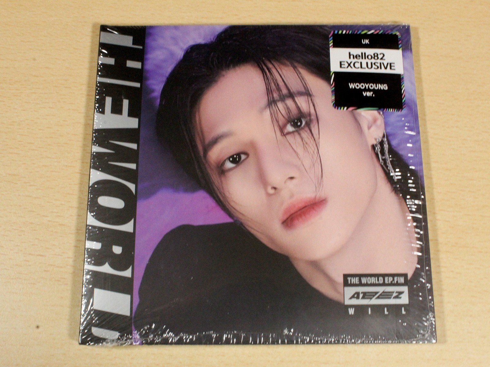 Ateez/The World Ep. Fin Will/2023 CD Album/Wooyoung Version/New/MINT/Sealed