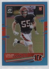 2020 Panini Donruss Optic Rookies Aqua Prizm 63/299 Logan Wilson #143 00jz