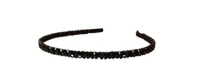 PurYupearl Fashion Super Shiny Women Two Rows 1 Count (Pack of 1), Black