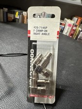 Aim Electronics F Crimp-On Right Angle #25-7146P