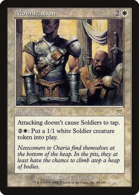 LP Mobilization, MTG, Onslaught, Magic the Gathering, 44 *K