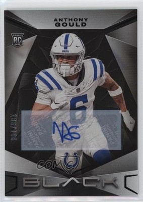 2024 Panini Black Rookies Auto 186/199 Anthony Gould #104 Rookie Auto RC rw6