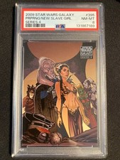 2009 TOPPS STAR WARS GALAXY SERIES 4 CARD PREPARING NEW SLAVE GIRL 30 395 PSA 8