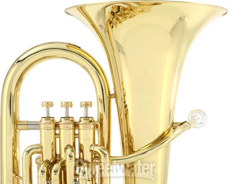 Abolladura y rasguño de eufonio King 628 Diplomat Student - Laca Foto 4 de 4