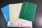 CKStamps: Interesting Most Used US Cut Squares Stamps Collection 2 Books & Pages