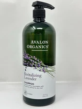 Avalon Organics Natural Shampoo Nourishing Lavender Non GMO Vegan 32 Oz