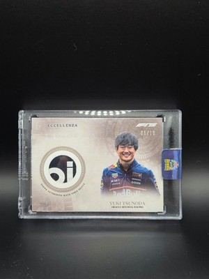 2025 Topps F1 Eccellenza Yuki Tsunoda Race Used Glove Relic /10