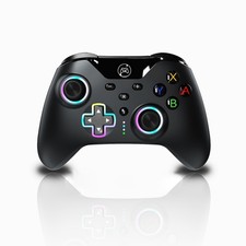 Wireless Gamepad for Switch/OLED/Lite with Vibration Six-Axis RGB PC Controller