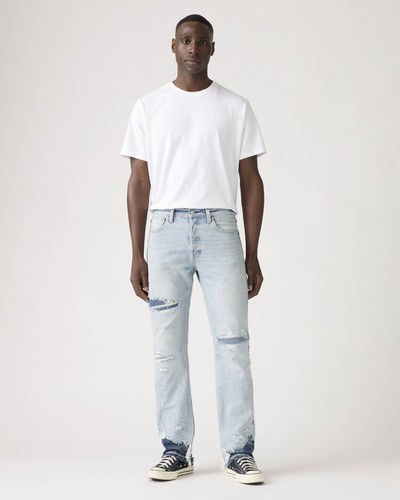 Jean homme Levi’s 501 original patchwork vieilli bleu clair taille 34x30 (neuf) - Photo 24/24