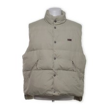 Napapijri, Daunenweste, Herren, Größe: L, Beige, Daune/Feder/Polyamid #TyK