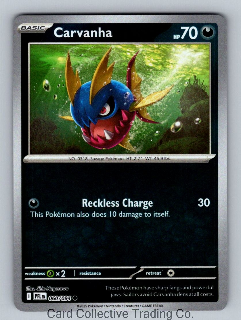 Carvanha Common ME02: Phantasmal Flames 060/094 NM Normal