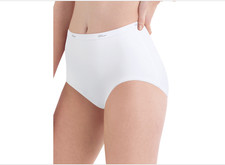 Hanes Women's Breathable Cotton Brief Underwear, 10-Pack White Size 10 9688