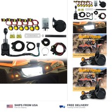 UTV Turn Signal Kit Plug and Play Street Legal Kit with Column Horn ATV UTV...