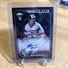 2024 Topps Chrome - Rookie Autographs Edgar Navarro #RA-EN (AU, RC)