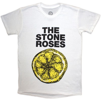 The Stone Roses 'Lemon 1989 Tour' Weißes T-Shirt - NEU & OFFIZIELL!