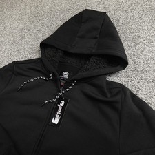 NEW Ecko Unltd Hoodie Mens S Black Sherpa Lined Full Zip Fleece Sweatshirt Y2K