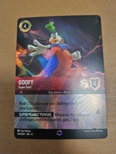 GOOFY Super Goof Enchanted Lorcana Lorcana