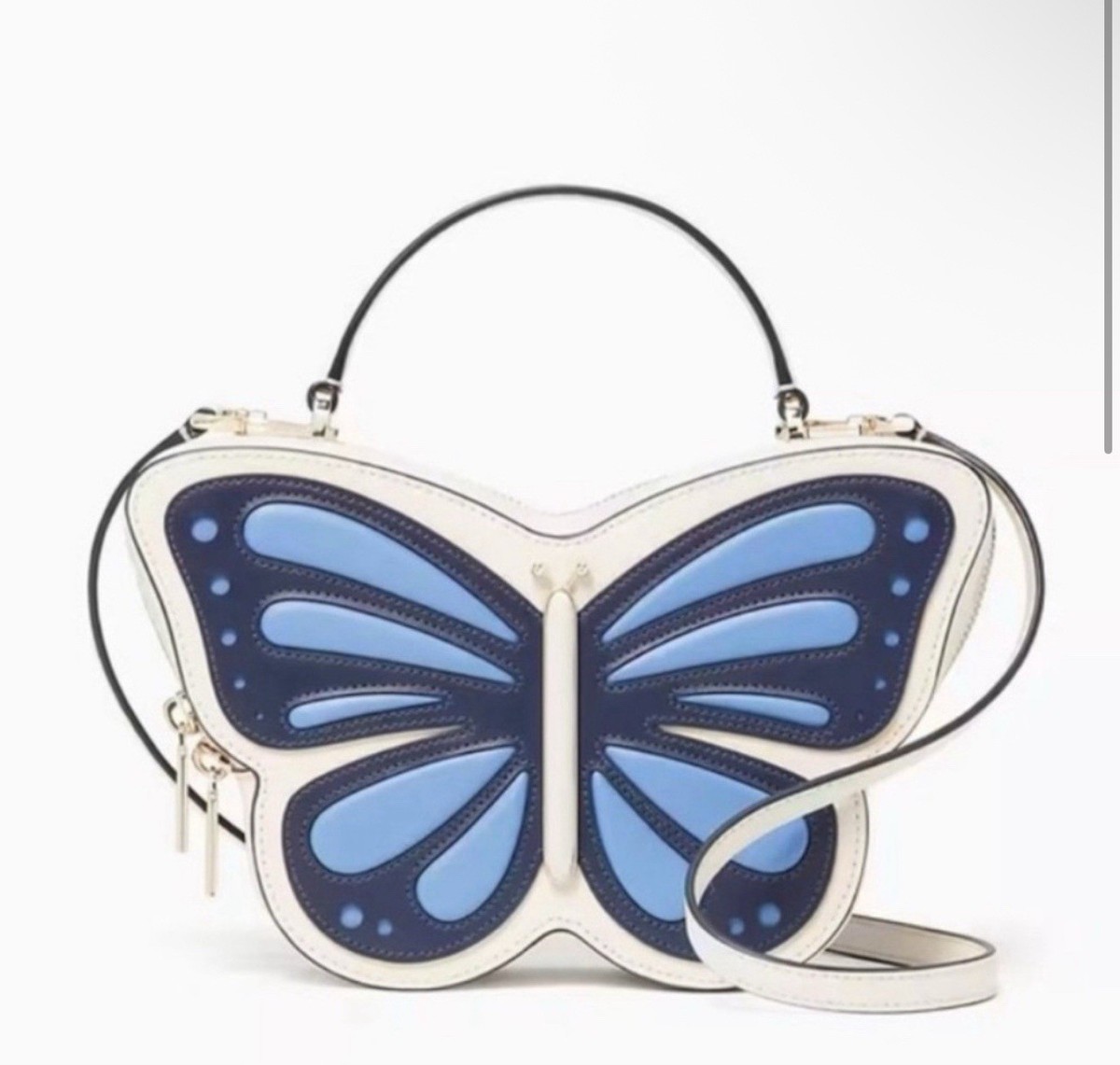 Kate Spade Flutter Fly 3D BUTTERFLY Crossbody Bag New Purse 