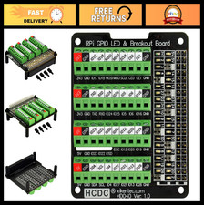 GPIO Status LED Terminal Block Breakout Board HAT for Raspberry Pi A 3A B 2B