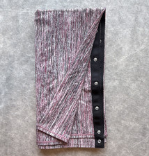 Lululemon Women's Vinyassa Snap Scarf Wrap Heathered Purple Gray Black