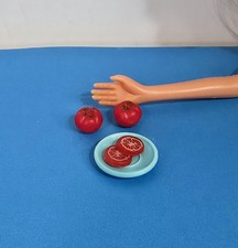 KITCHEN LITTLES Very Rare TOMATO SLICES VEGETABLES ACCESSORIES BARBIE FOOD HTF 2