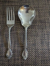 International Silver Lyon QUEEN'S FANCY Stainless Flatware Serving Set