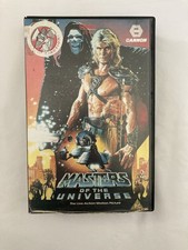 Masters of the Universe VHS Video Tape 1988 - Action Movie - Tested & Working 
